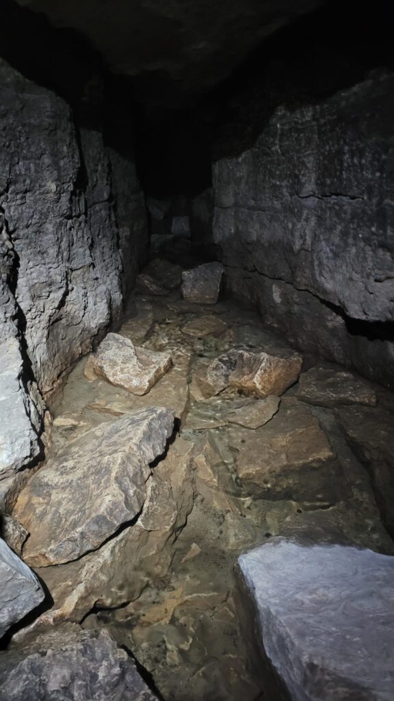 Inside the caves Inside the caves
