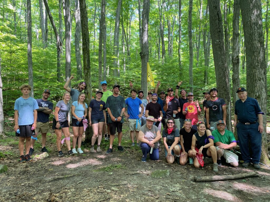 IMG_3511 Group of people in the woods