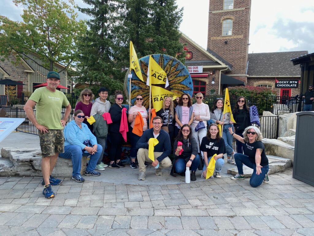 IMG_6989 Group of people in Blue Mountain Village