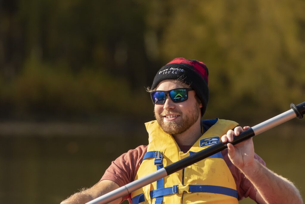 Will - kayaking Smiling kayaker